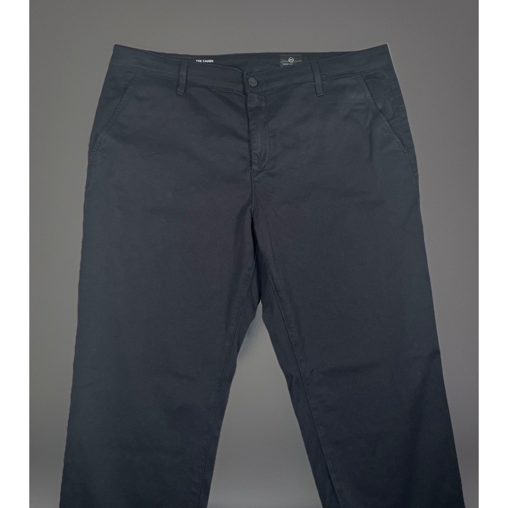 AG Adriano Goldschmied Caden Tailored Trouser Pants Black Women's (34x28)